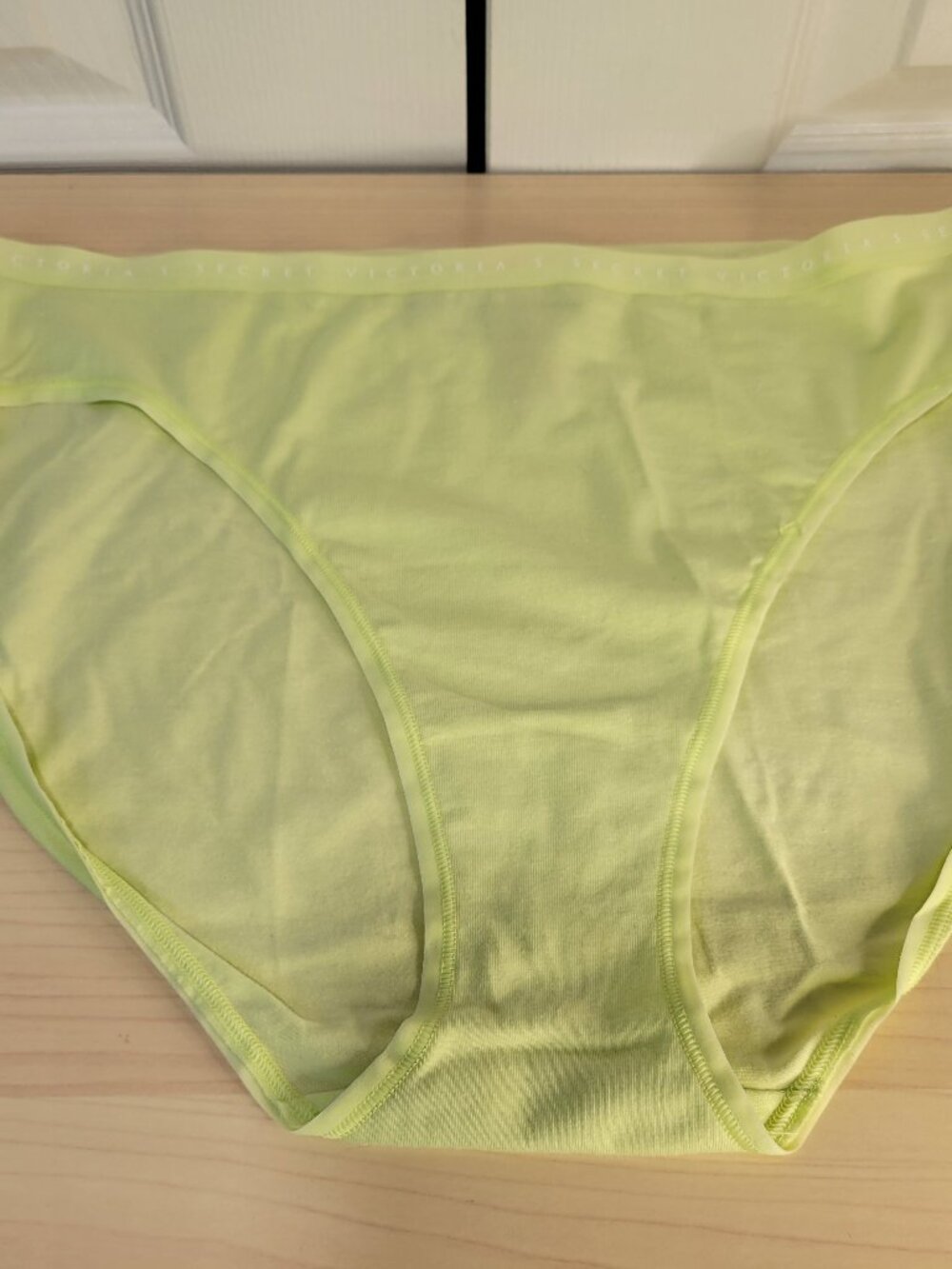 VICTORIA'S SECRET VS Iced Olive Stretch Cotton High-Leg Brief Panty sz XL NWT